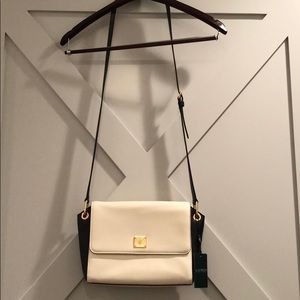 Ralph Lauren white and Black Messenger Bag